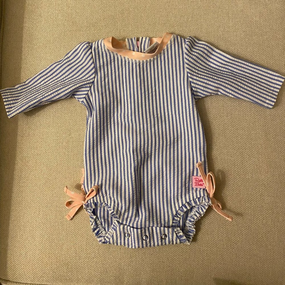 Ruffle Butts Rashguard 0-3 mo